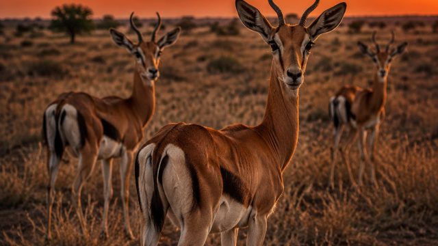 Captivating Dusk Views: Discover the Elegance of Dorcas Gazelles