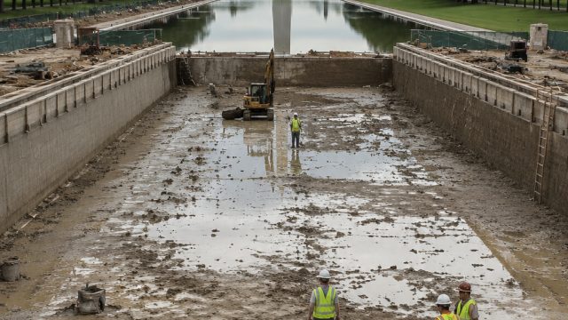 Challenges and Rising Costs in Trump’s Reflecting Pool Renovation